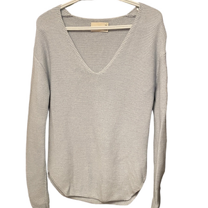 Wilfred Light Blue V-Neck Knit Sweater